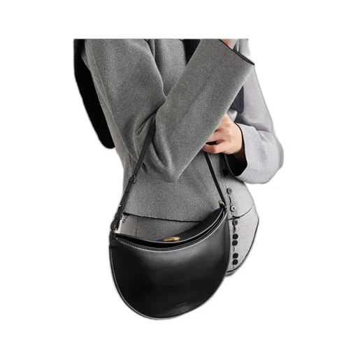 Logo Embossed Shoulder Bag
