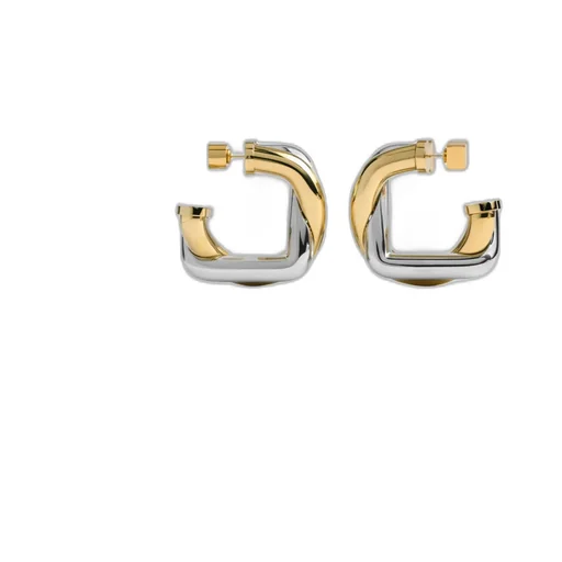 Doppio Brass Hoops