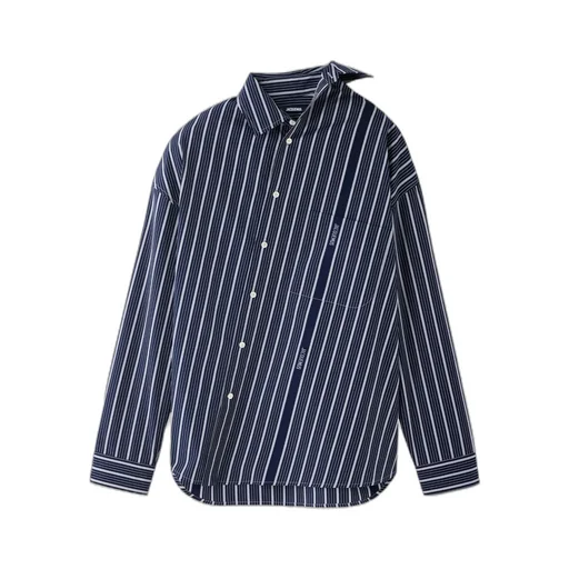 Asymmetrical Striped Shirt