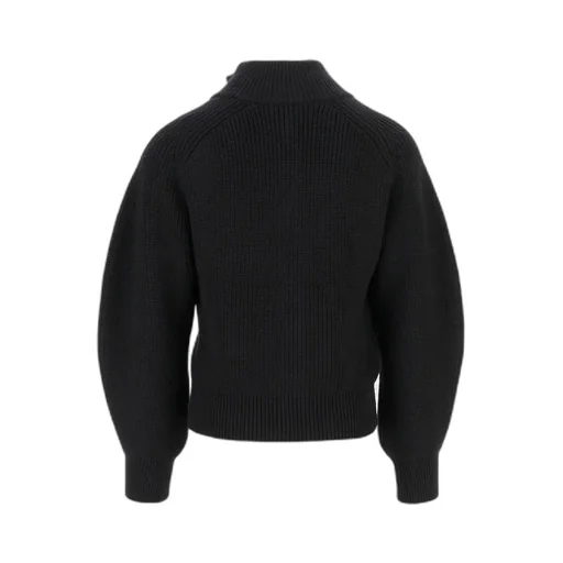 Zip-Up Knitted Cardigan