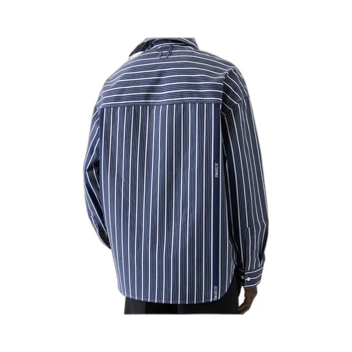 Asymmetrical Striped Shirt