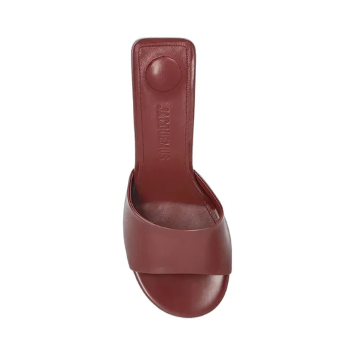 70Mm Cubisto Leather Sandals