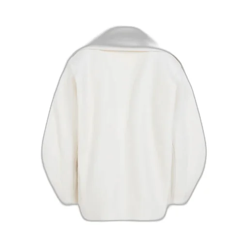 Double-Breasted Long-Sleeved Coat