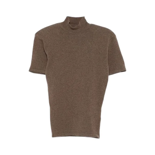High Neck Knitted Pullover
