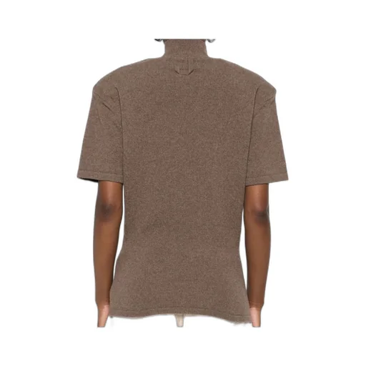 High Neck Knitted Pullover