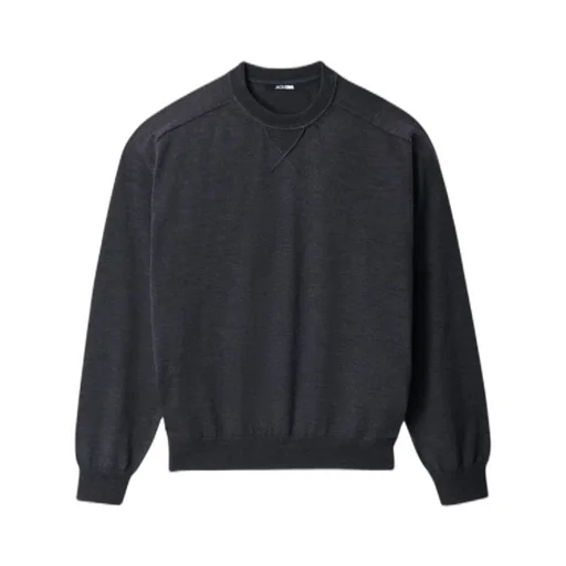 Logo Embroidered Long Sleeved Sweater
