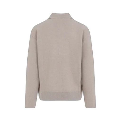 The Pallone Vareuse-Style Knit Polo Sweater