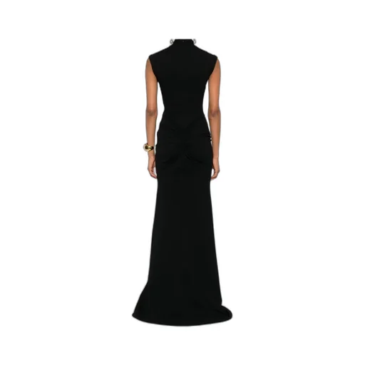 The Alba Gathered Column Dress