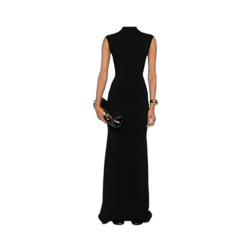 The Alba Gathered Column Dress