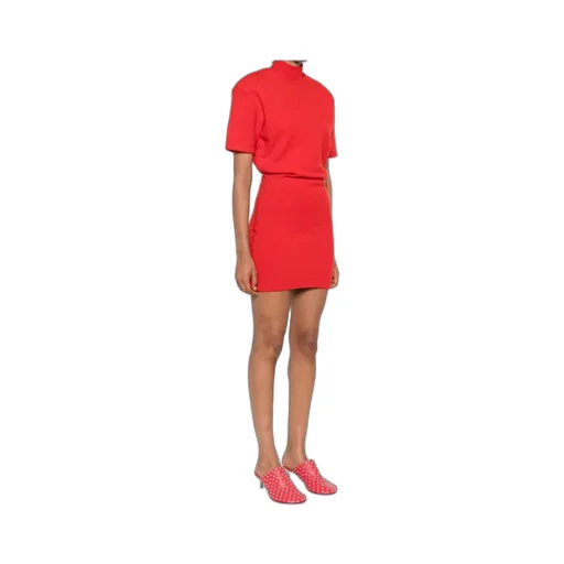 High Neck Knitted Dress