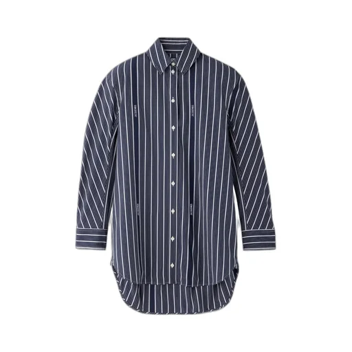 Striped Shirt Dress