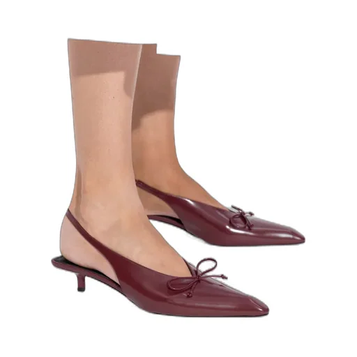 Slingback High-Heeled Sandals