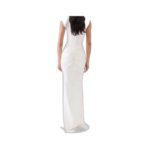The Alba Gathered Column Dress