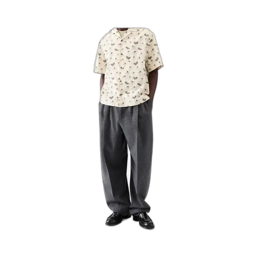 Printed Duck Short Sleeve Shirt