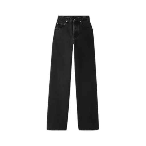 High-Waisted Wide-Leg Jeans