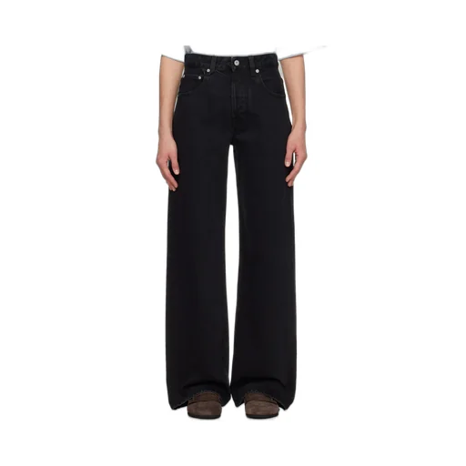 High-Waisted Wide-Leg Jeans