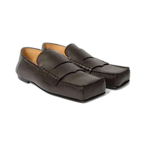 Square-Toe Loafers
