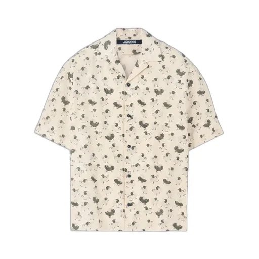 Printed Duck Short Sleeve Shirt