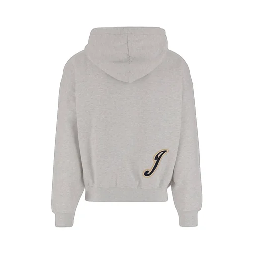 Logo Patch Drawstring Hoodie