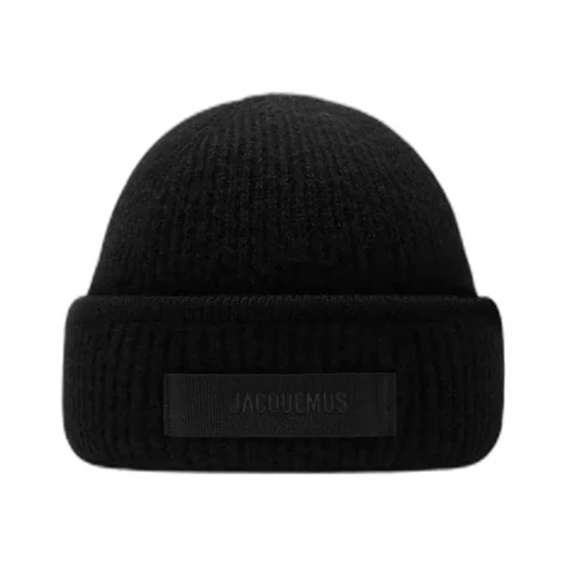 The Gros Grain Logo Patch Beanie