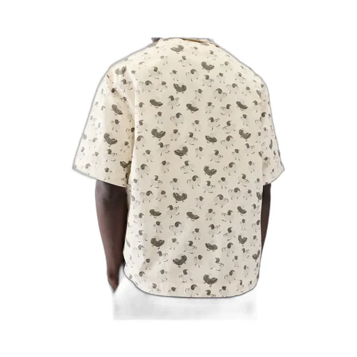 Printed Duck Short Sleeve Shirt