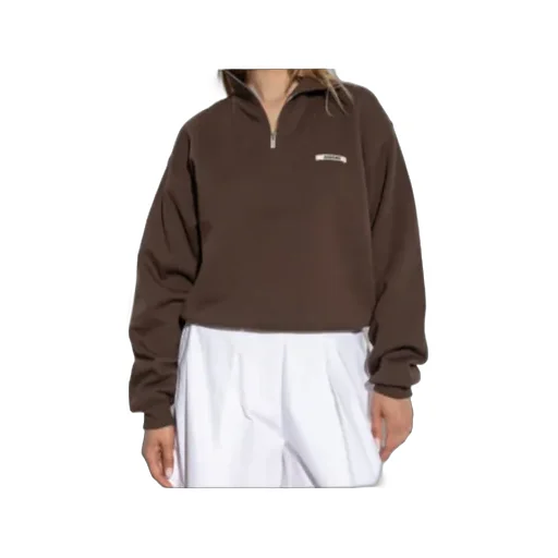 The Gros Grain Zipped-Rollneck Sweatshirt