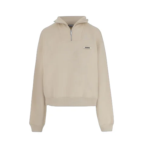 The Gros Grain Zipped-Rollneck Sweatshirt