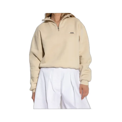 The Gros Grain Zipped-Rollneck Sweatshirt