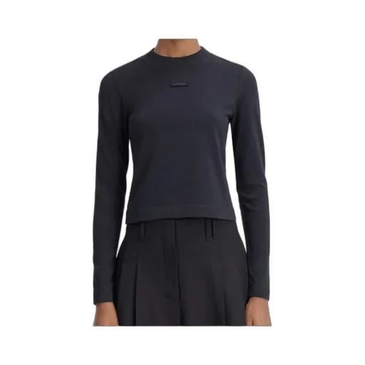 Logo Patch Long-Sleeve Top