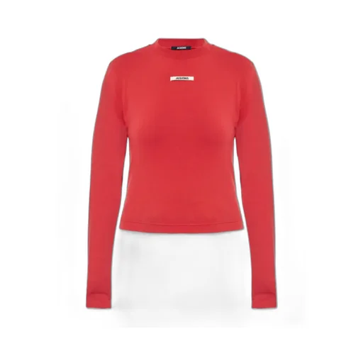 Logo Patch Long-Sleeve Top