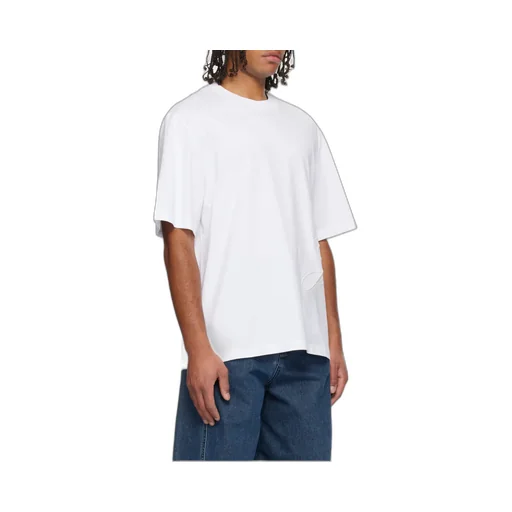 Logo Embroidered Straight Hem T-Shirt