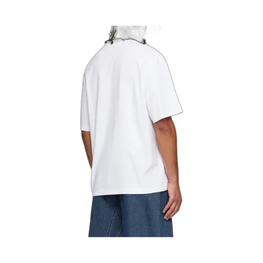 Logo Embroidered Straight Hem T-Shirt