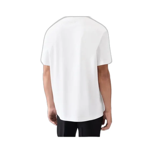 Logo Embroidered Straight Hem T-Shirt