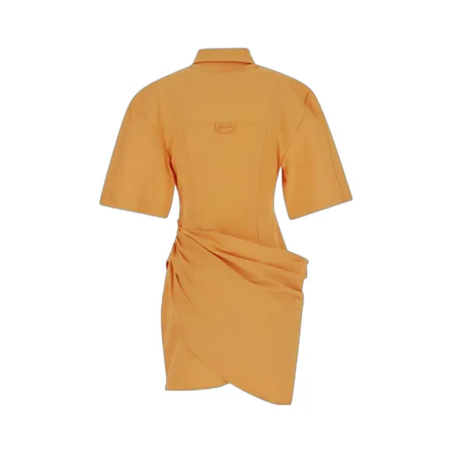 Camisa Draped Mini Shirt Dress