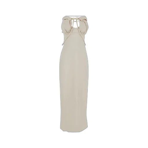 Strapless Cut-Out Detailed Dress
