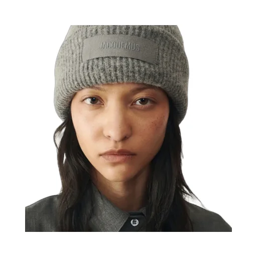 The Gros Grain Logo Patch Beanie