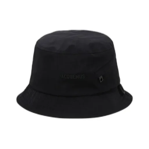Logo Lettering Narrow Brim Bucket Hat