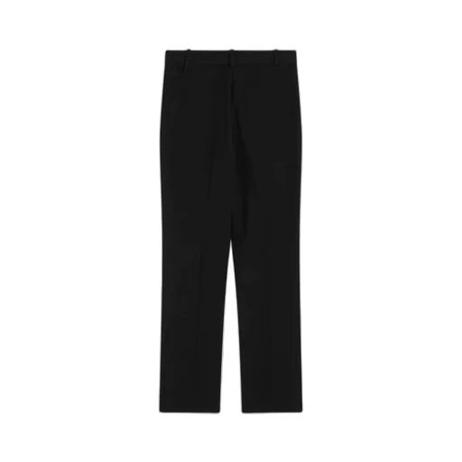 Straight Leg Cropped Trousers