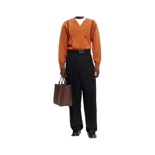 V-Neck Long-Sleeved Sweater