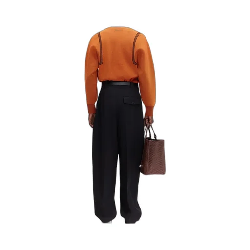 V-Neck Long-Sleeved Sweater