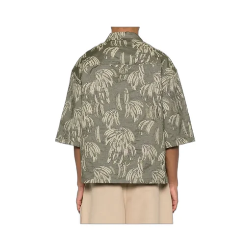 The Aloe Banana Jacquard Boxy Shirt