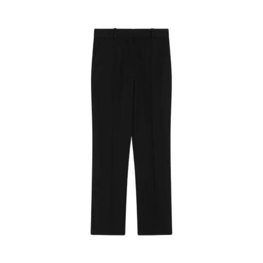 Straight Leg Cropped Trousers