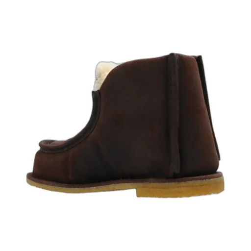 Shearling-Lined Suede Boots