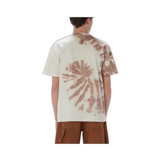 Cat-Printed Tie-Dye T-Shirt