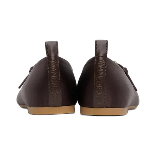 Pin-Button Belted Ballet Shoes