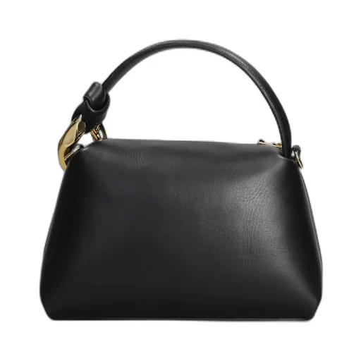 Logo Debossed Top Handle Bag