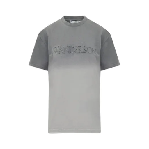 Tie-Dyed Logo Embroidered T-Shirt