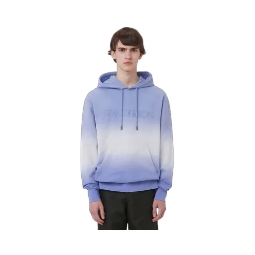 Logo Embroidered Drawstring Hoodie
