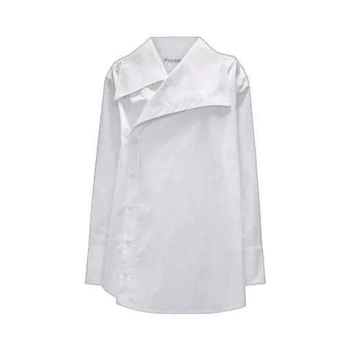 Asymmetric Designed Button-Up Shirt