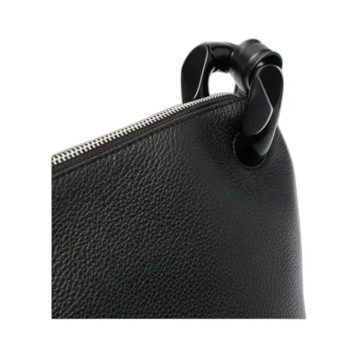Logo Debossed Small Corner Shoulder Bag